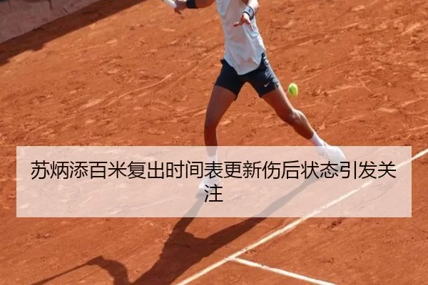 苏炳添百米复出时间表更新伤后状态引发关注